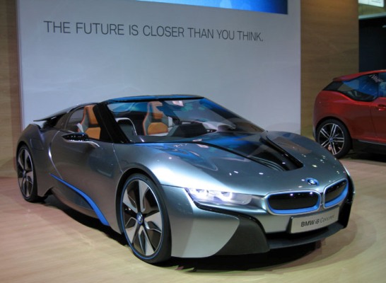 The BMW i8 is not only a concept vehicle, but BMW plans to put it into production within a couple of years.
